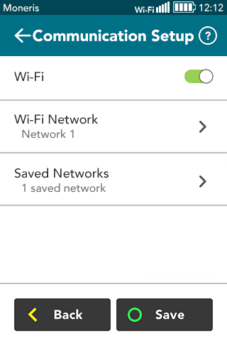 Communication setup for Wifi