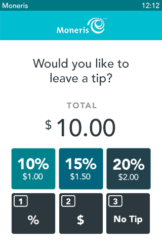 Would you like to leave a tip?