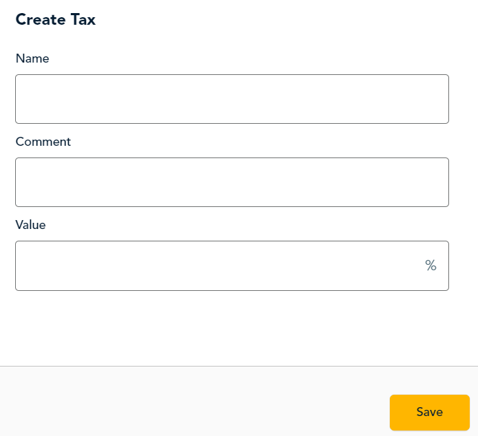 create tax