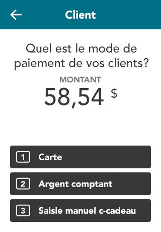 Mode de paiement