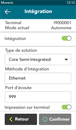 Semi-integration au moyen d'Ethernet